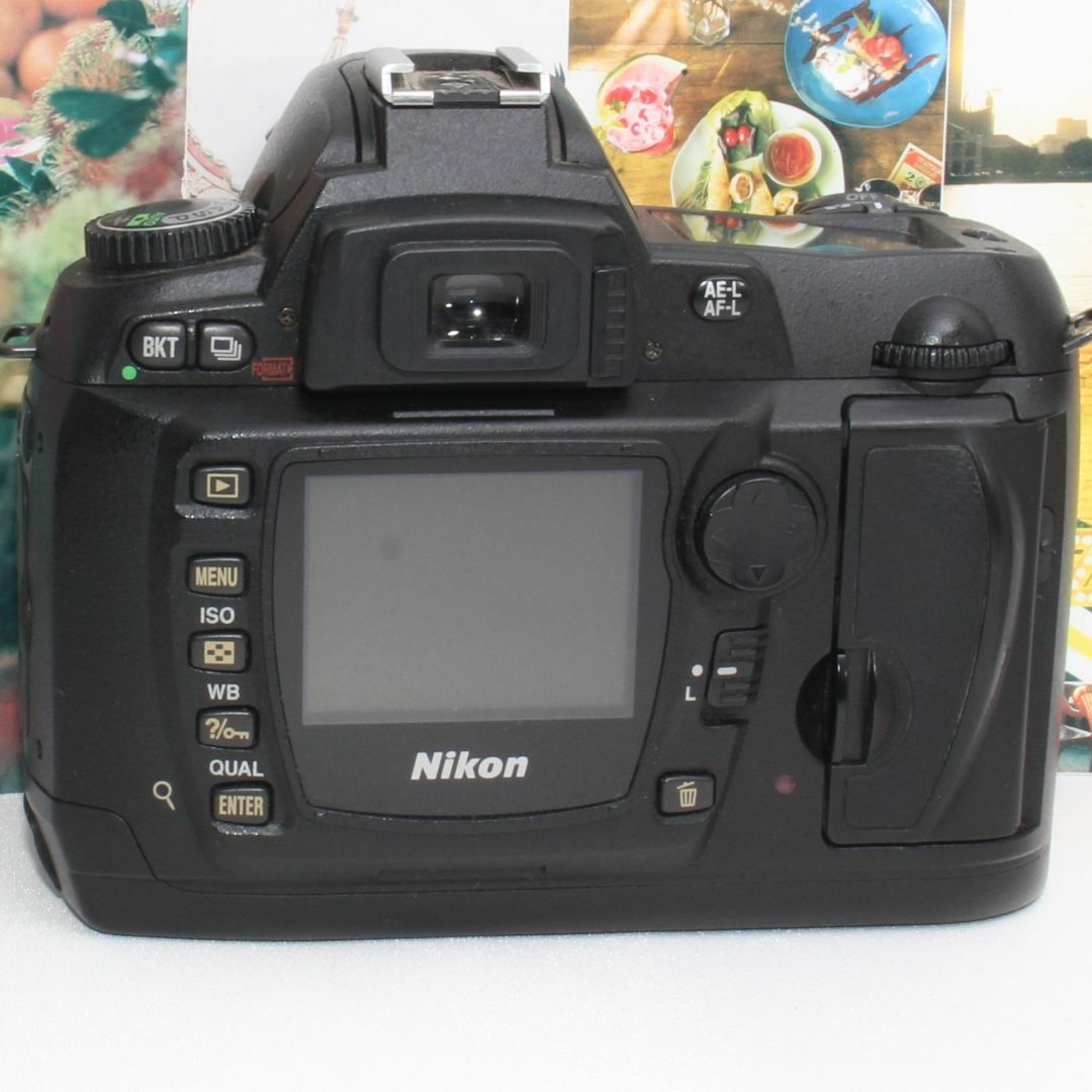 ☆Wi-Fiでスマホへ☆コンパクトで可愛い♬ Nikon D80レンズセットカメラ