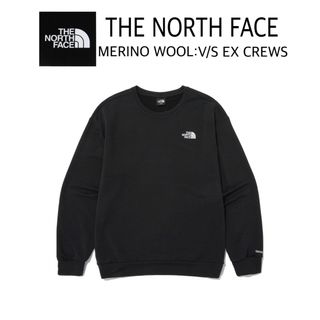 ザノースフェイス(THE NORTH FACE)の新品Lサイズ【ノースフェイス】柔らかい着心地　メリノウール　薄手　トレーナー(スウェット)