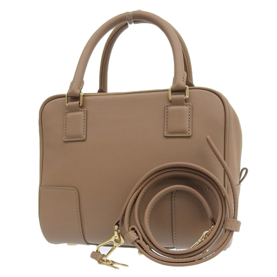 other(アザー)のロエベ LOEWE アマソナスクエア19 2WAYバッグ ハンドバッグ ショルダーバッグ レザー ブラウン A039N10X03 中古 新入荷 OB1678 レディースのバッグ(ハンドバッグ)の商品写真