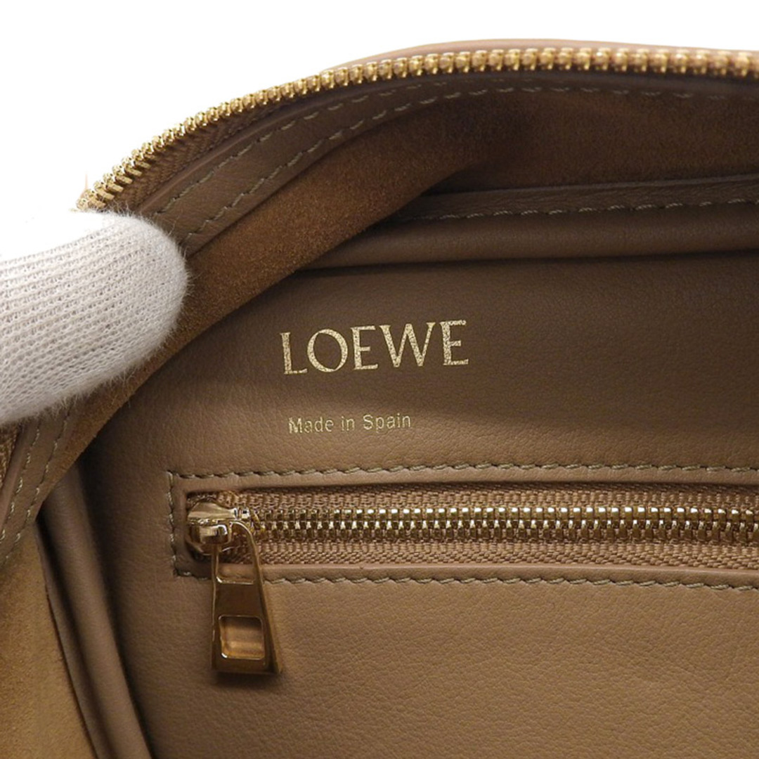 other(アザー)のロエベ LOEWE アマソナスクエア19 2WAYバッグ ハンドバッグ ショルダーバッグ レザー ブラウン A039N10X03 中古 新入荷 OB1678 レディースのバッグ(ハンドバッグ)の商品写真