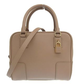 アザー(other)のロエベ LOEWE アマソナスクエア19 2WAYバッグ ハンドバッグ ショルダーバッグ レザー ブラウン A039N10X03 中古 新入荷 OB1678(ハンドバッグ)