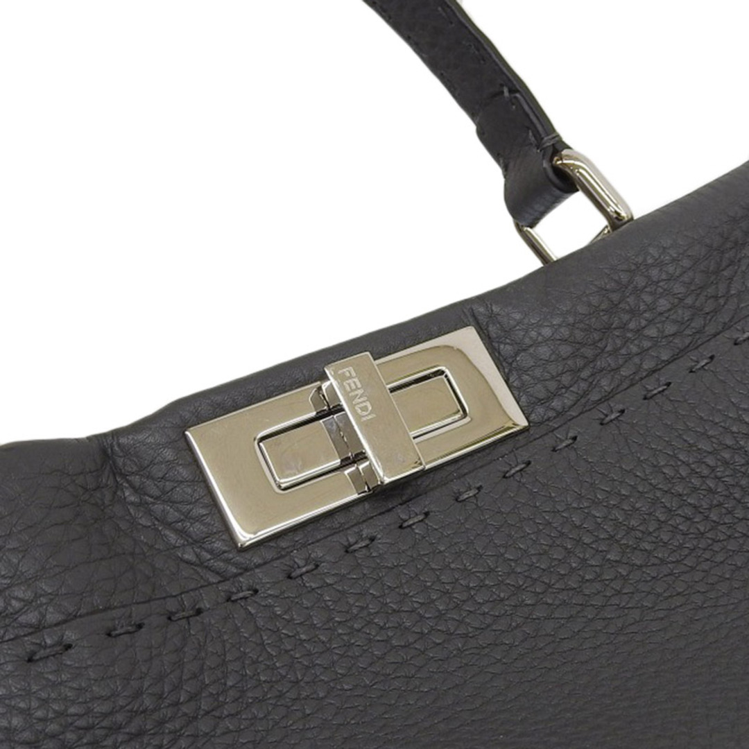 other(アザー)のフェンディ FENDI ピーカブー セレリア 2WAYバッグ ハンドバッグ ショルダーバッグ レザー グレー 8BN290 中古 新入荷 OB1690 レディースのバッグ(ハンドバッグ)の商品写真