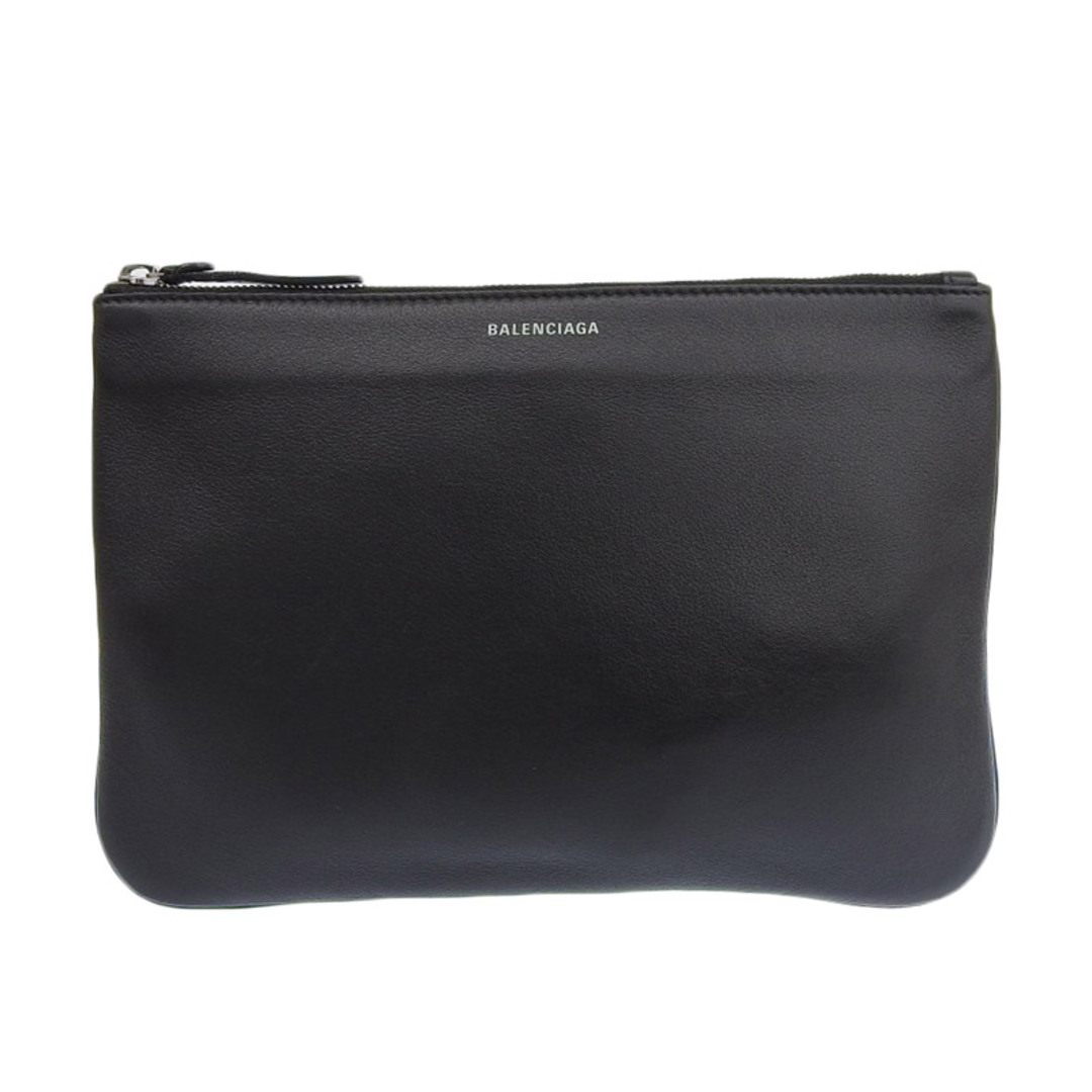 other(アザー)のバレンシアガ BALENCIAGA エブリデイ クラッチバッグ レザー ブラック 516358 中古 新入荷 OB1656 メンズのバッグ(セカンドバッグ/クラッチバッグ)の商品写真