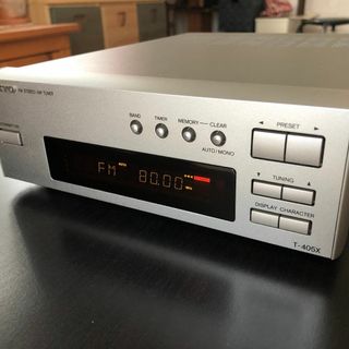 オンキヨー(ONKYO)のFL表示良好！FMワイド放送対応！ONKYOチューナー【T-405X】(その他)