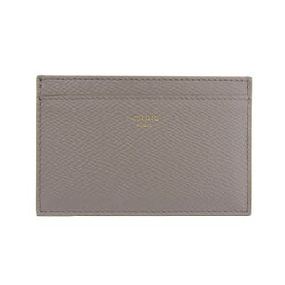 celine - セリーヌ CELINE カードケース 名刺入れ レザー グレージュ 中古 新入荷 OBB0543