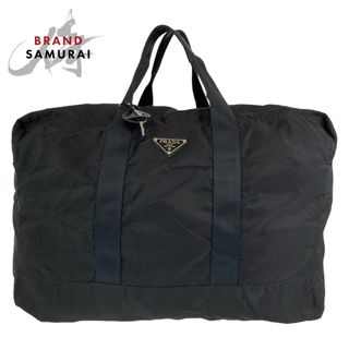 PRADA - プラダ PRADA バッグ キャリーバッグ ボストンバッグ 三角ロゴ PRADA - プラダ PRADA バッグ キャリーバッグ ボストンバッグ 三角ロゴ