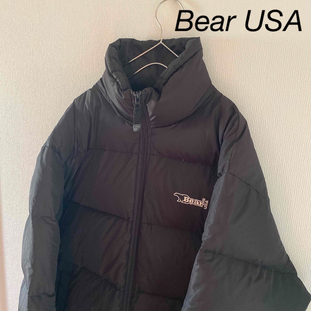 Bear USA(ベアー)のBearUSAベアーダウンジャケットアウターxlブラック黒メンズ長袖 メンズのジャケット/アウター(ダウンジャケット)の商品写真