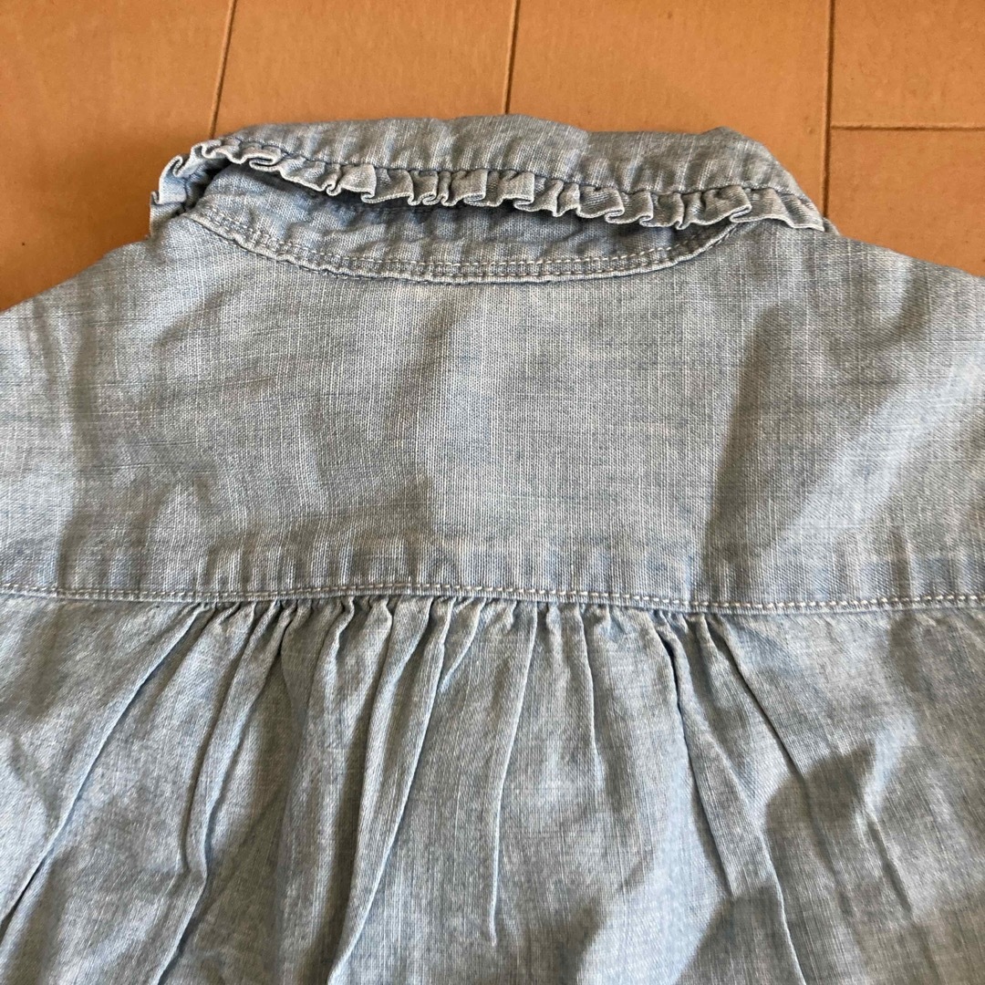 POLO RALPH LAUREN(ポロラルフローレン)の新品　ラルフローレン長袖ブラウス120センチ キッズ/ベビー/マタニティのキッズ服女の子用(90cm~)(ブラウス)の商品写真