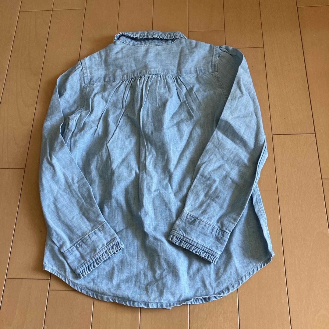 POLO RALPH LAUREN(ポロラルフローレン)の新品　ラルフローレン長袖ブラウス120センチ キッズ/ベビー/マタニティのキッズ服女の子用(90cm~)(ブラウス)の商品写真