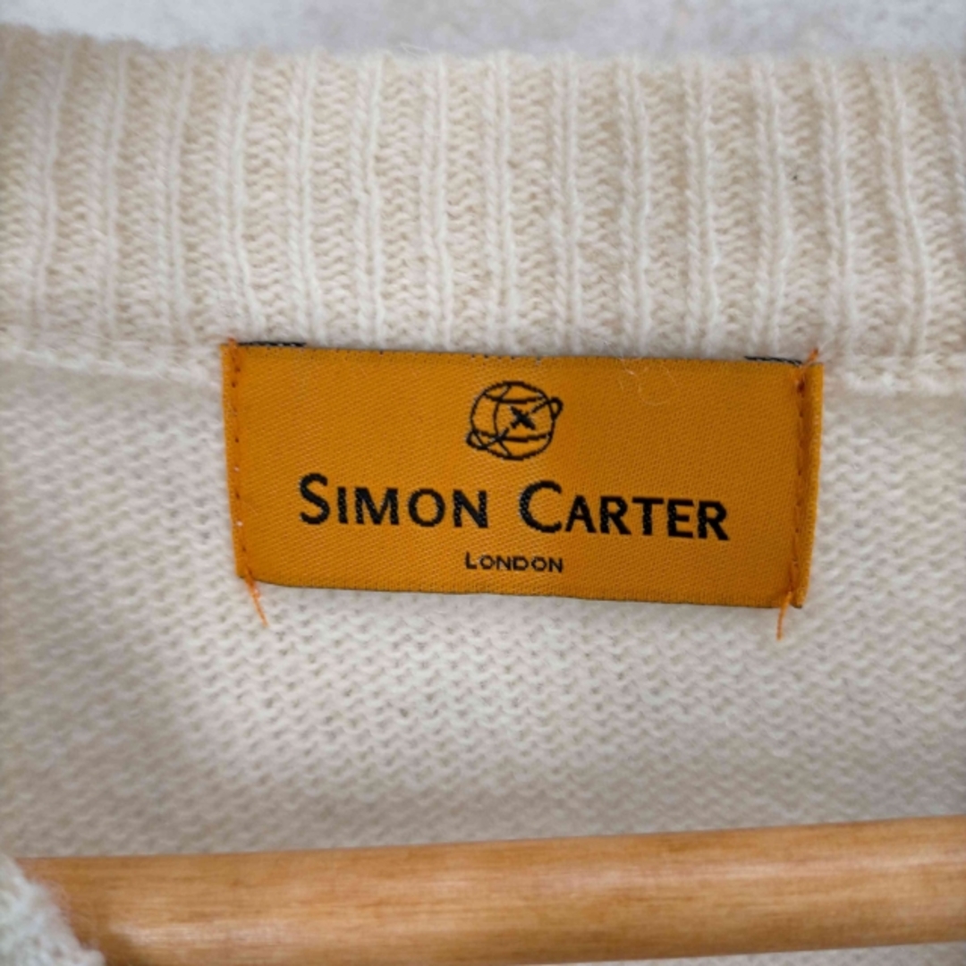 SIMON CARTER(サイモンカーター)のSIMON CARTER(サイモンカーター) フロントプリントニット メンズ メンズのトップス(ニット/セーター)の商品写真