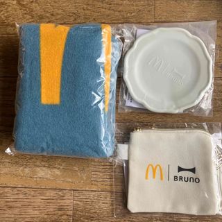 マクドナルド(マクドナルド)のパナ様専用　マクドナルド　ブランケット　コインポーチ　ミニプレート(ノベルティグッズ)