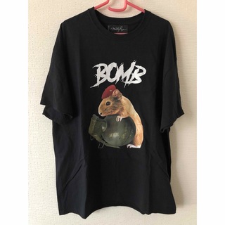 ミルクボーイ(MILKBOY)のmilkboy BOMB 爆弾 モルモット ネズミ Tシャツ ブラック(Tシャツ(半袖/袖なし))