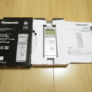 パナソニック(Panasonic)のPanasonic パナソニック　ICレコーダー　RR-XS370　ホワイト(その他)