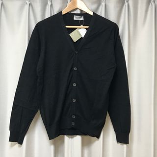 ジョンスメドレー(JOHN SMEDLEY)のJOHN SMEDLEY Vネックコットンカーディガン(カーディガン)