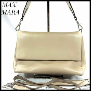 マックスマーラ(Max Mara)の【美品】　マックスマーラ　ショルダー　バッグ　肩掛け　レザー(ショルダーバッグ)