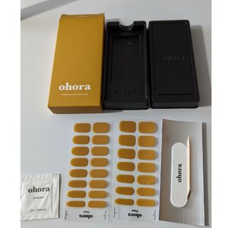 ohora ジェルネイルシール　モスイエロー(ネイル用品)