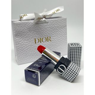 クリスチャンディオール(Christian Dior)のディオール　ベルベット　限定品　千鳥柄(口紅)