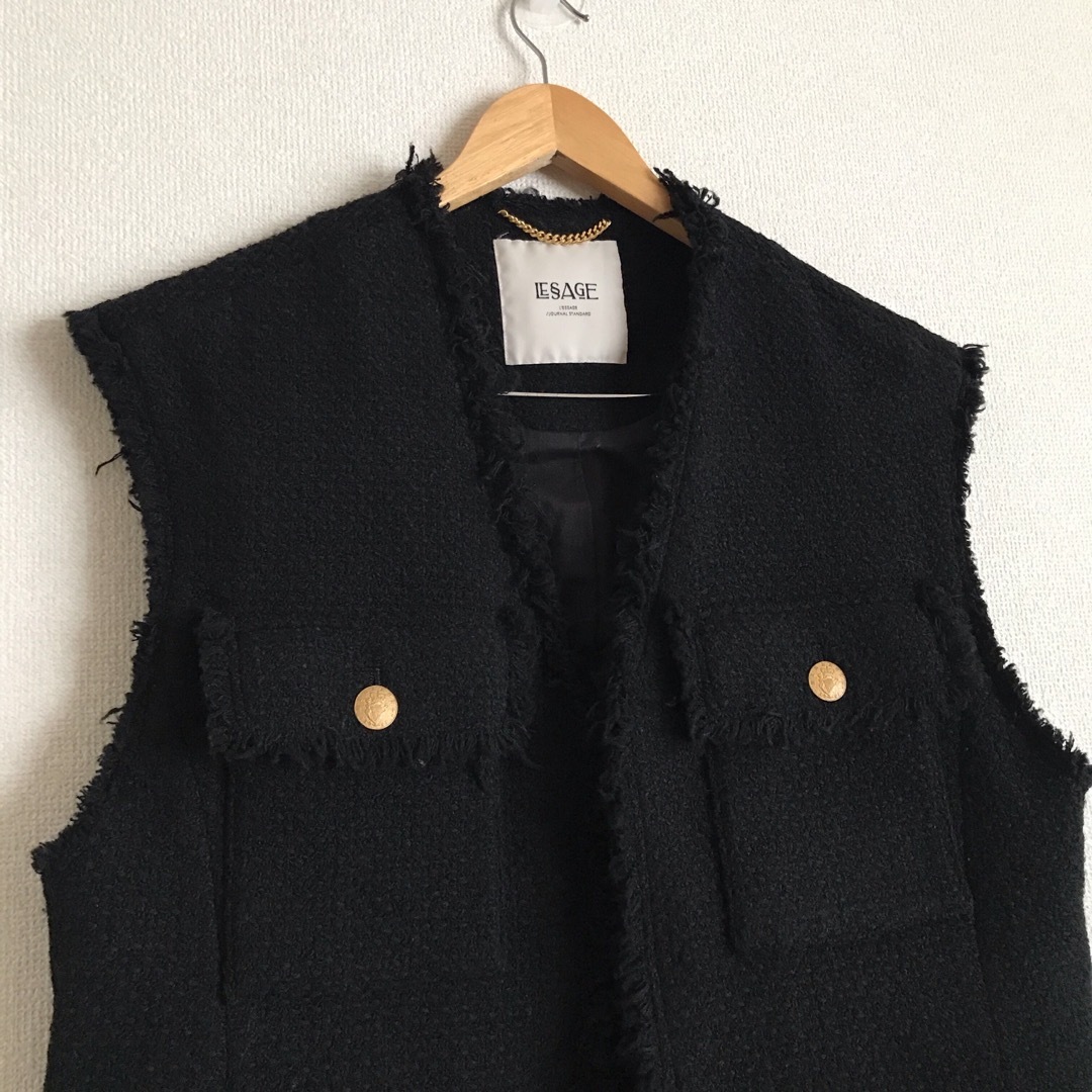 JOURNAL STANDARD L'ESSAGE GIOLICAツイードベスト JOURNAL STANDARD L'ESSAGE GIOLICAツイードベスト