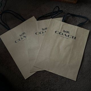 コーチ(COACH)のコーチ　紙袋　3枚セット　COACH　袋　(ショップ袋)