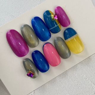 現品 / NAILTIP - 29 ハンドメイドのアクセサリー(ネイルチップ)の商品写真