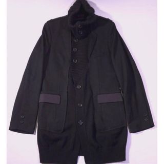 UNDERCOVER - 2007AW archive UNDERCOVER ニット ドッキング コート