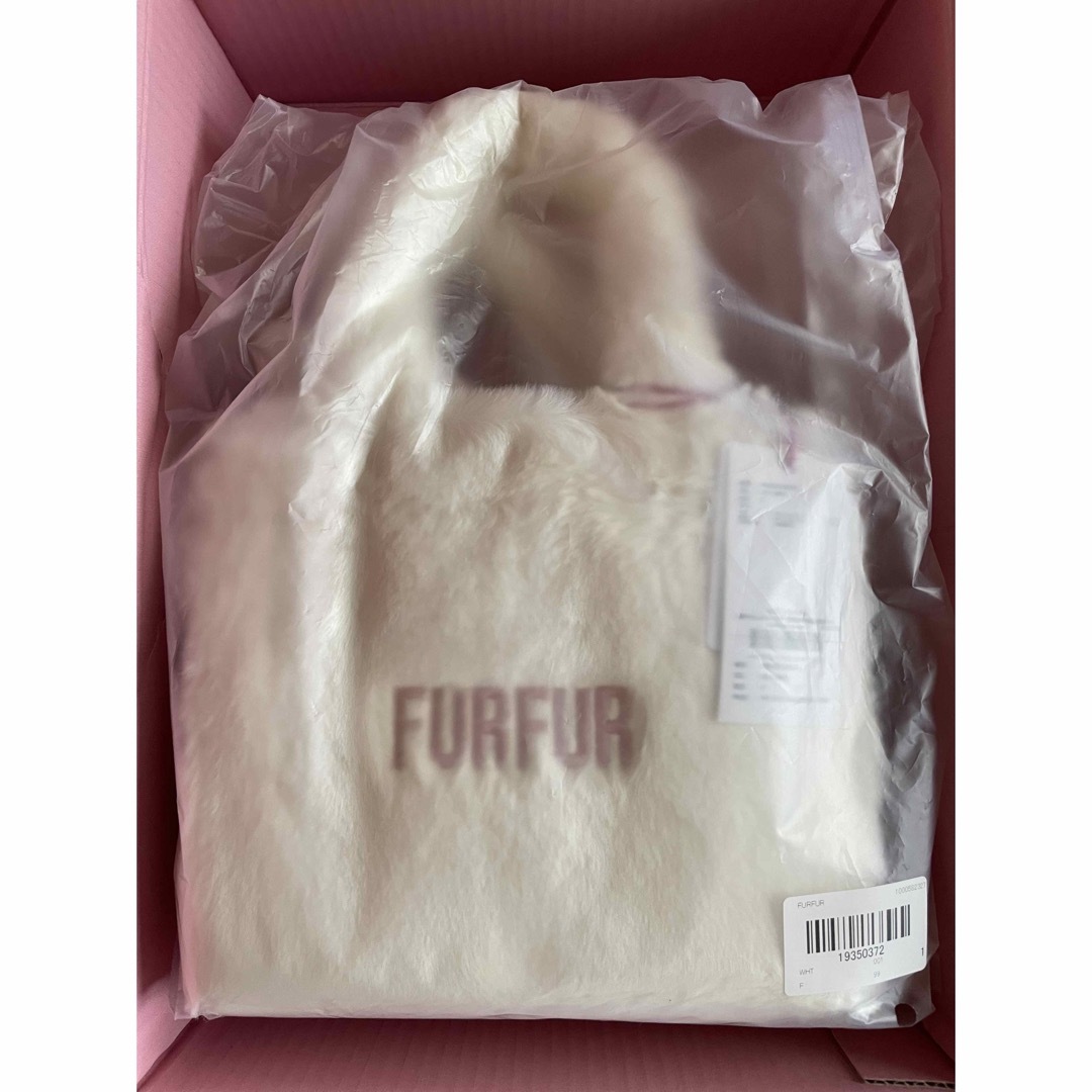 fur fur(ファーファー)のFURFUR エコファートートバッグ ホワイト レディースのバッグ(トートバッグ)の商品写真