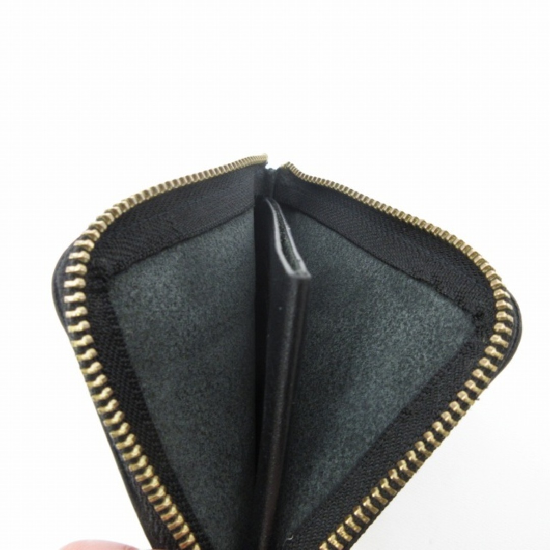 COMME des GARCONS(コムデギャルソン)のコムデギャルソン コインケース ショートウォレット カードケース カウレザー 黒 メンズのファッション小物(コインケース/小銭入れ)の商品写真