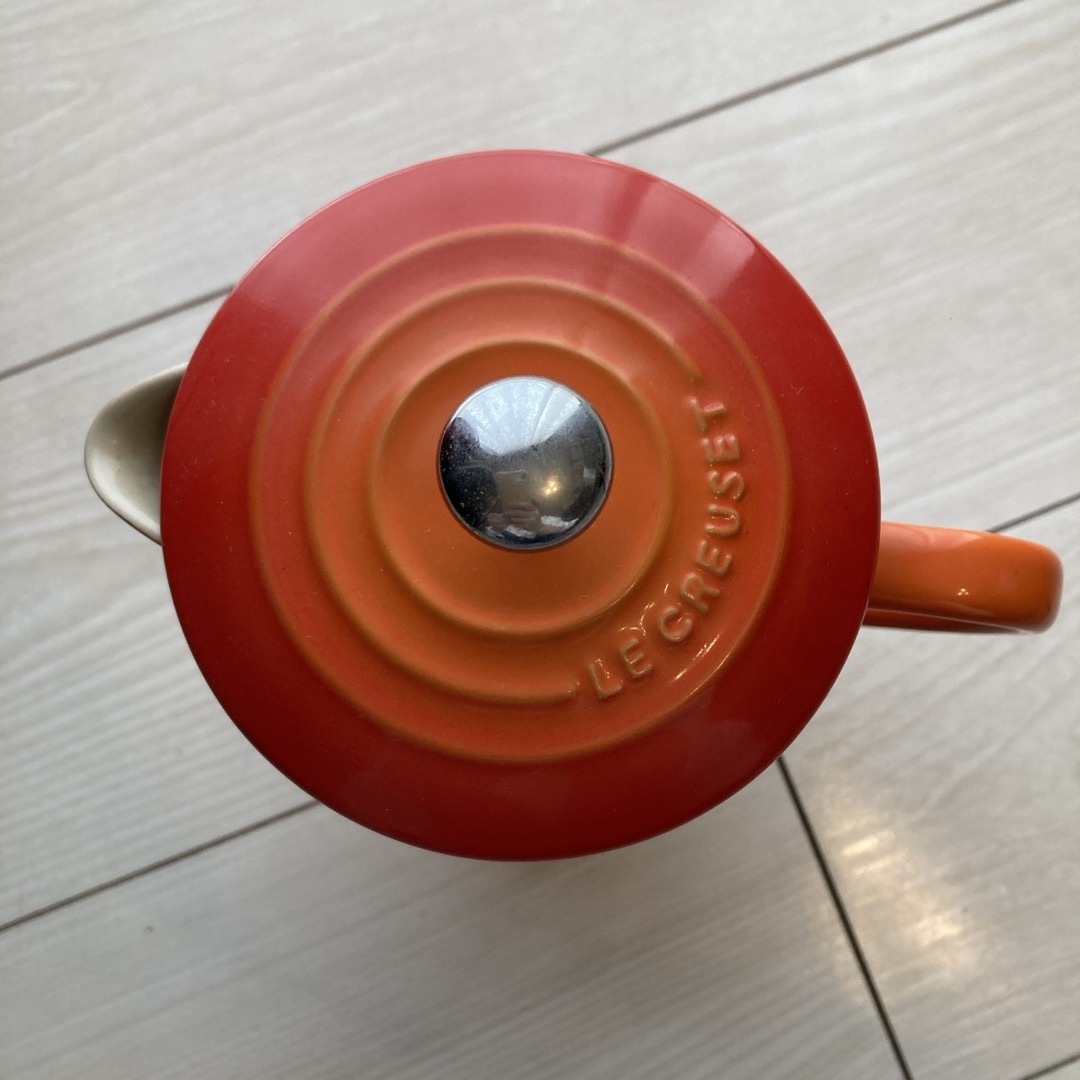 LE CREUSET(ルクルーゼ)のル・クルーゼ　コーヒープレス　オレンジ インテリア/住まい/日用品のキッチン/食器(その他)の商品写真