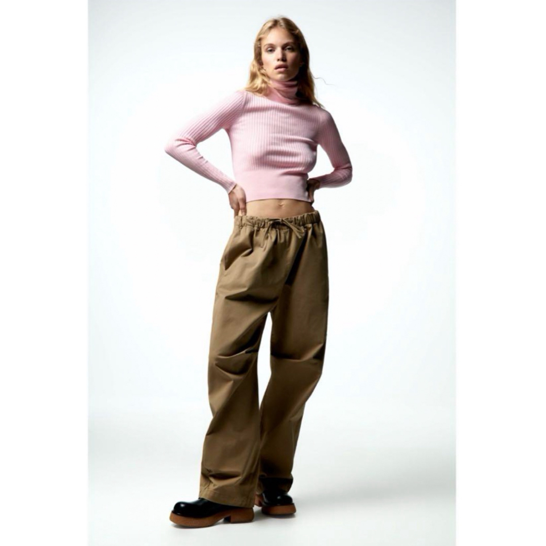 ZARA - さくらピンク色 ハイネックセーターの通販 by ZARA - さくらピンク色 ハイネックセーターの通販 by