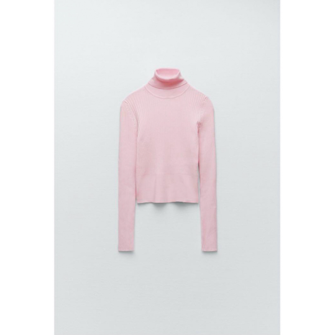 ZARA - さくらピンク色 ハイネックセーターの通販 by ZARA - さくらピンク色 ハイネックセーターの通販 by