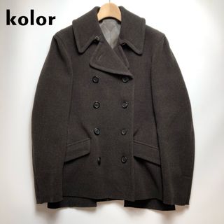 kolor - 良品　kolor カラー　Pコート　メンズ　チェスターコート　タスマニアウール