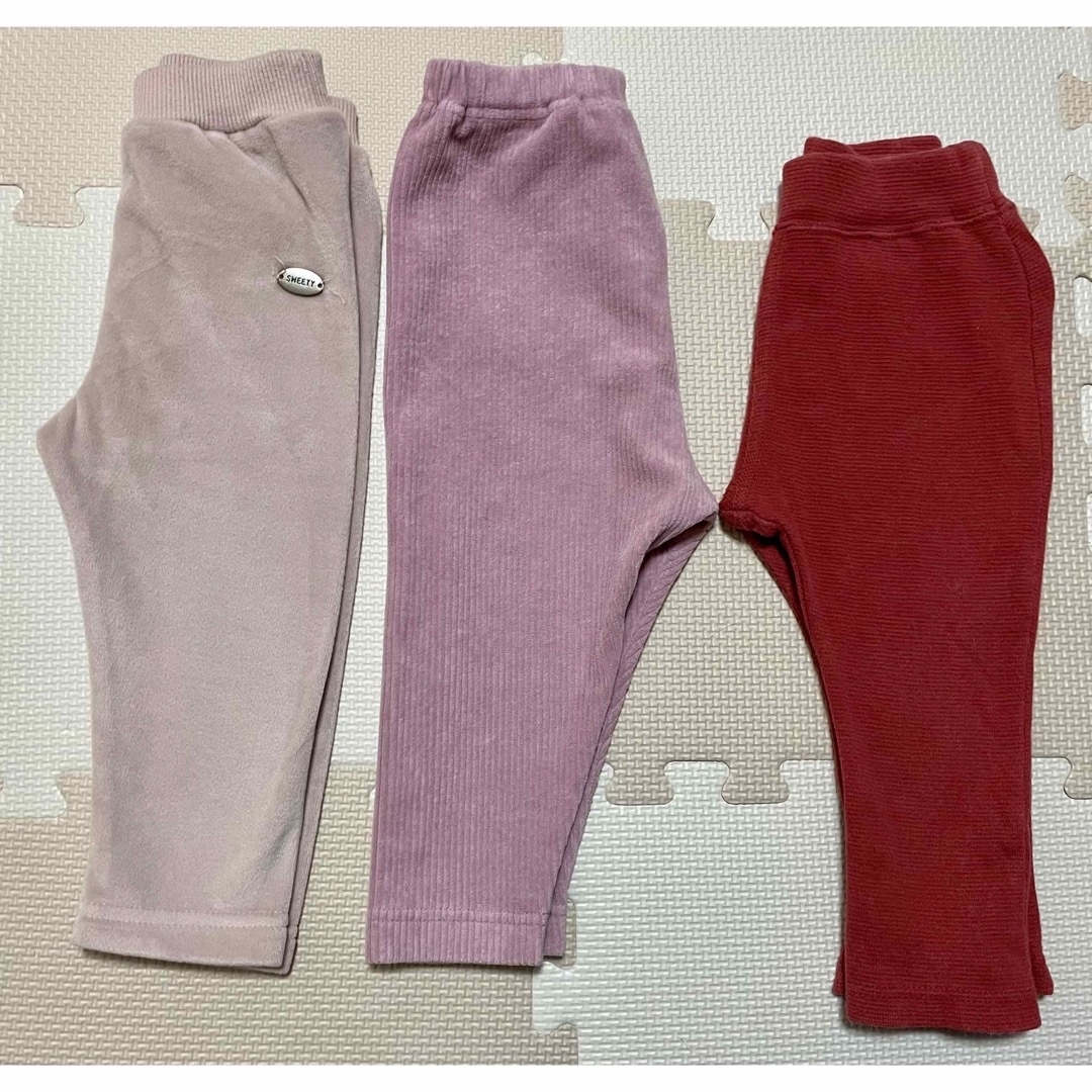 UNIQLO(ユニクロ)のユニクロ　バースディ　80センチ　ズボン キッズ/ベビー/マタニティのベビー服(~85cm)(パンツ)の商品写真