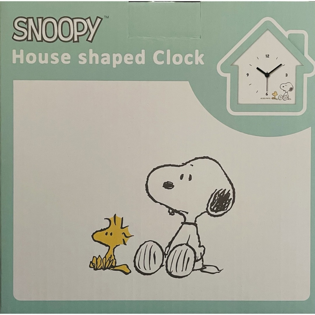 SNOOPY(スヌーピー)のスヌーピーハウス型クロック インテリア/住まい/日用品のインテリア小物(置時計)の商品写真