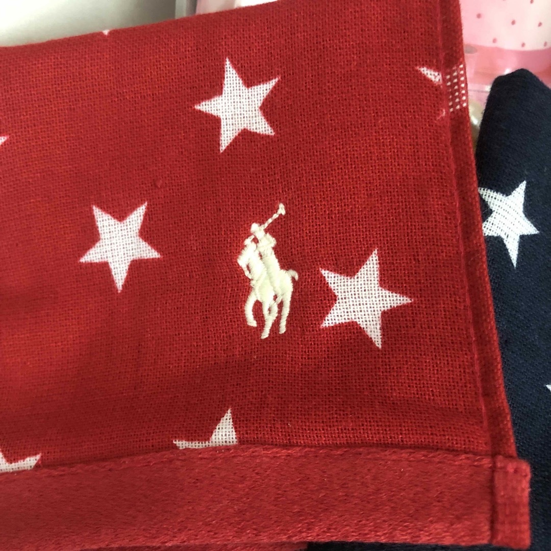 Ralph Lauren(ラルフローレン)のラルフローレン  ハンカチタオル2枚セット レディースのファッション小物(ハンカチ)の商品写真