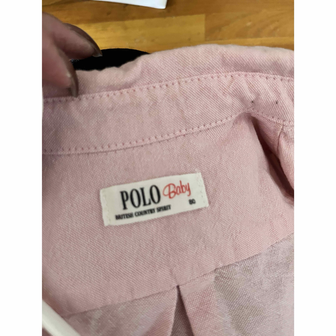 POLO RALPH LAUREN(ポロラルフローレン)のポロベビー　シャツ　80㌢ キッズ/ベビー/マタニティのベビー服(~85cm)(シャツ/カットソー)の商品写真