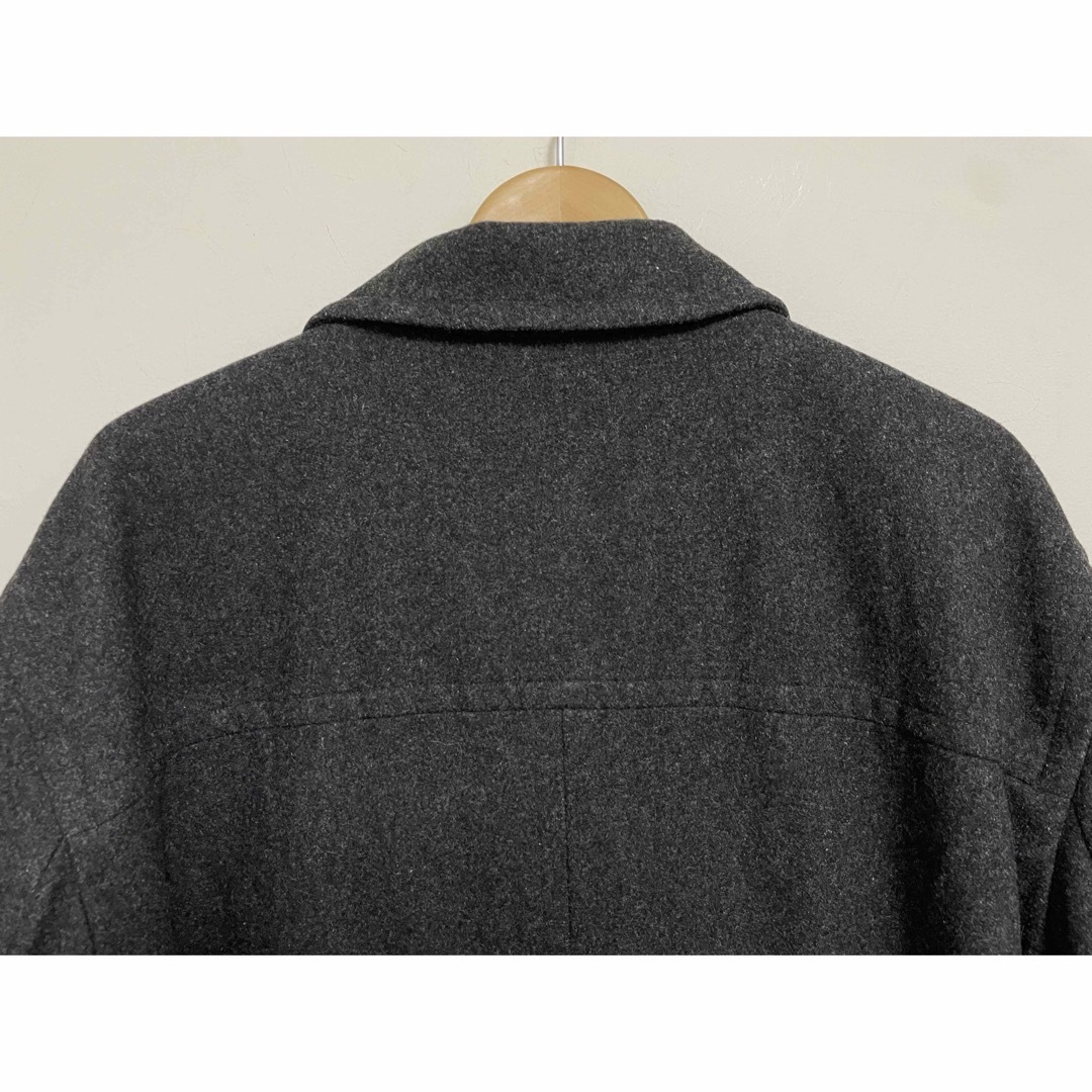 J.Crew(ジェイクルー)のZ1895 J.CREW ジェイクルー　中綿ウール　ハーフコート メンズのジャケット/アウター(ステンカラーコート)の商品写真
