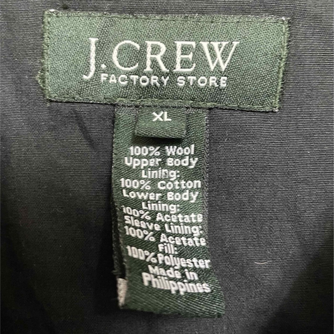 J.Crew(ジェイクルー)のZ1895 J.CREW ジェイクルー　中綿ウール　ハーフコート メンズのジャケット/アウター(ステンカラーコート)の商品写真