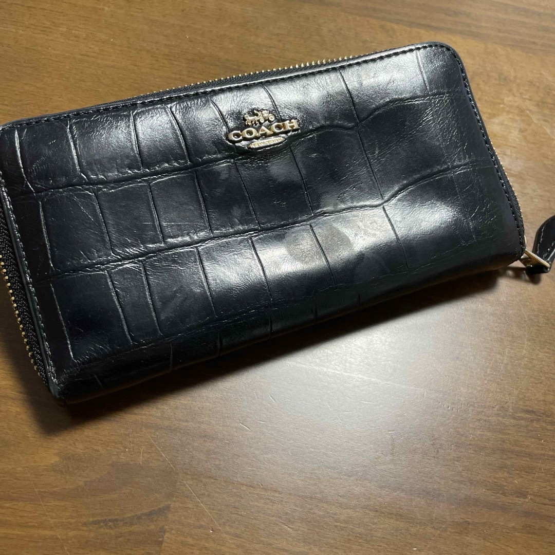 COACH(コーチ)のcoach 財布　ブラック レディースのファッション小物(財布)の商品写真