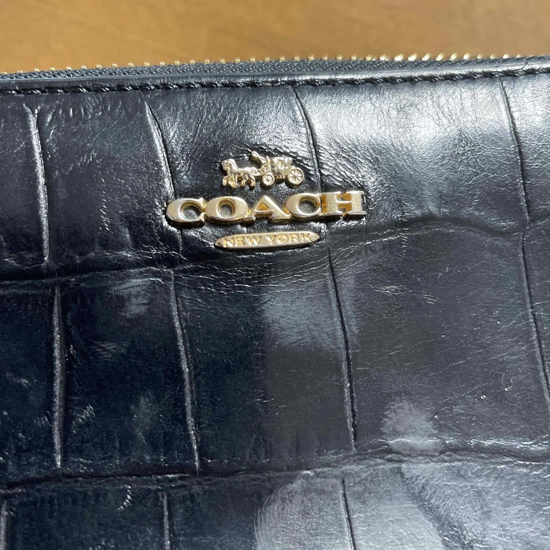 COACH(コーチ)のcoach 財布　ブラック レディースのファッション小物(財布)の商品写真