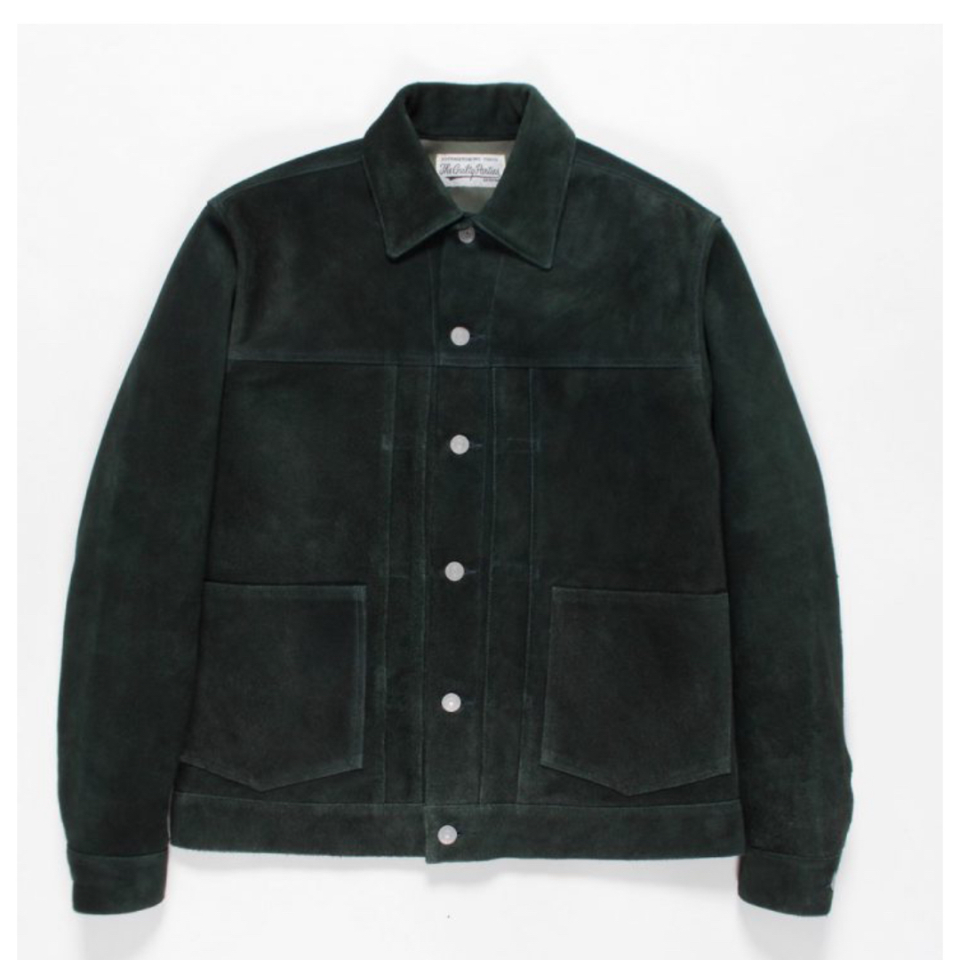 WACKO MARIA - WACKOMARIA SUEDE LEATHER TRUCKER JACKET の通販 WACKO MARIA - WACKOMARIA SUEDE LEATHER TRUCKER JACKET の通販