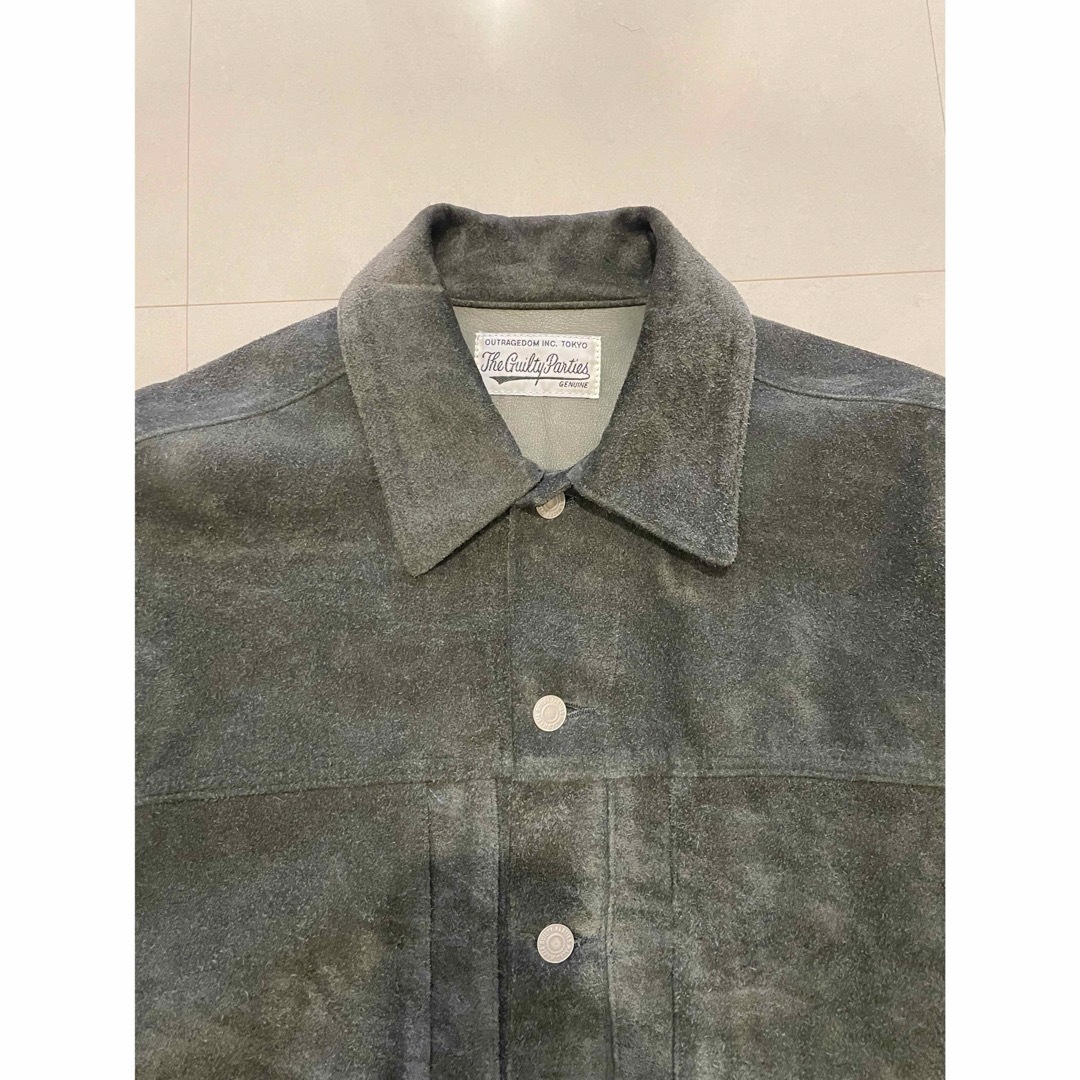 WACKO MARIA - WACKOMARIA SUEDE LEATHER TRUCKER JACKET の通販 WACKO MARIA - WACKOMARIA SUEDE LEATHER TRUCKER JACKET の通販