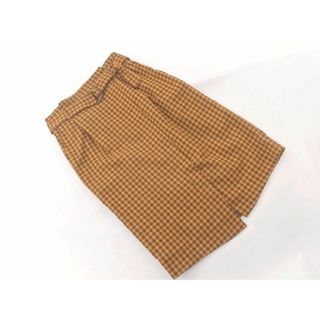 ロペピクニック(Rope' Picnic)のRope Picnic ロペピクニック チェック タイト スカート size36/茶 ◇■ レディース(ひざ丈スカート)