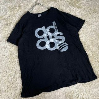 アディダス(adidas)のadidas アディダス (XS) ロゴ入りTシャツ 半袖 ブラック(Tシャツ/カットソー(半袖/袖なし))