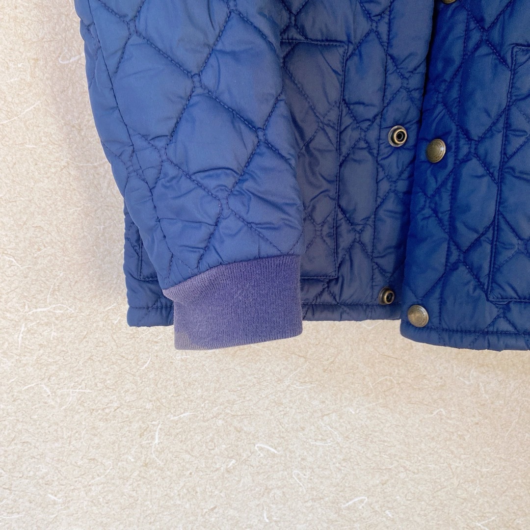 ポロラルフローレン　ダウンジャケット　130センチ　薄手暖かい　紺色キルティング キッズ/ベビー/マタニティのキッズ服男の子用(90cm~)(ジャケット/上着)の商品写真