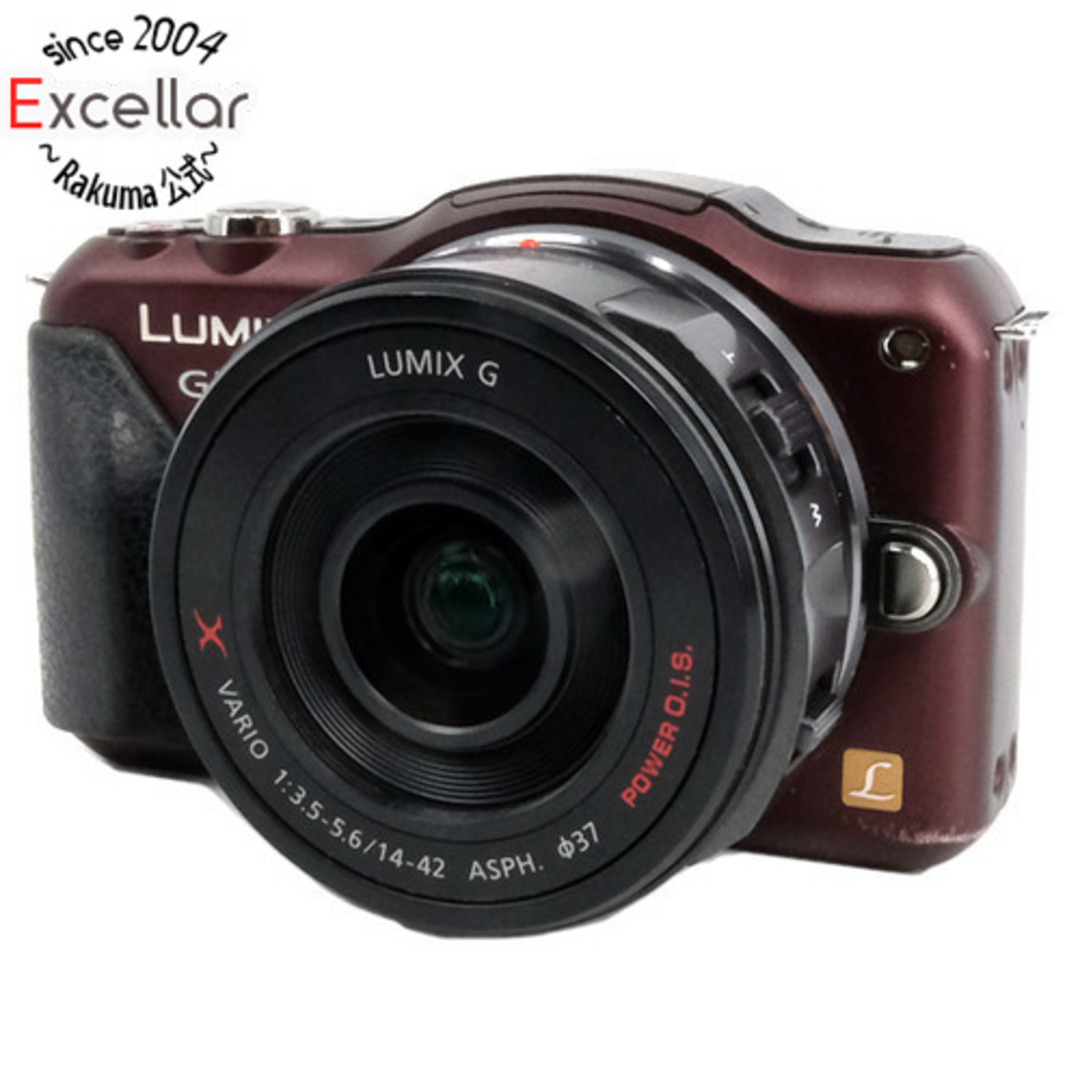 Panasonic(パナソニック)のPanasonic　LUMIX DMC-GF5X-T 電動ズームレンズキット　液晶画面いたみ 元箱あり スマホ/家電/カメラのカメラ(デジタル一眼)の商品写真