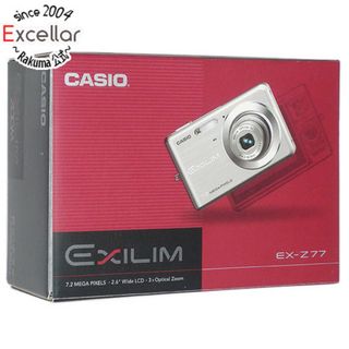 カシオ(CASIO)のCASIO製　EXILIM ZOOM EX-Z77　シルバー　720万画素　バッテリーなし 元箱あり(コンパクトデジタルカメラ)