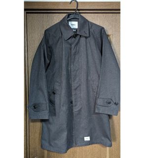 ダブルタップス(W)taps)のWTAPS HIDE/COAT.COPO.TWILL　ロングコート(ステンカラーコート)