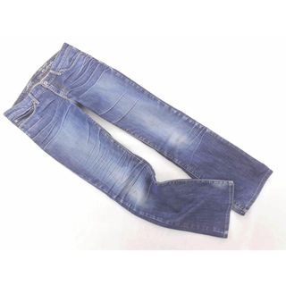 リーバイス(Levi's)のLEVI'S リーバイス USED加工 ブーツカット デニムパンツ size27/青 ■■ レディース(デニム/ジーンズ)