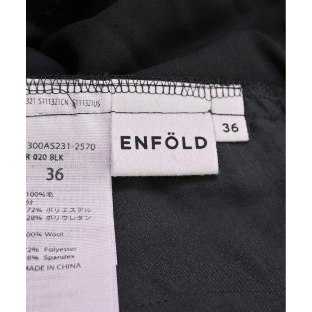 ENFOLD(エンフォルド)のENFOLD エンフォルド パンツ（その他） 36(S位) 黒 【古着】【中古】 レディースのパンツ(その他)の商品写真