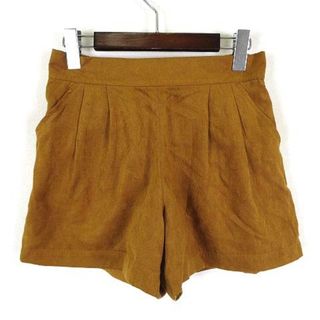 セポ(CEPO)のセポ CEPO パンツ ショート ハーフ フェイクスエード M キャメル タグ付(ショートパンツ)